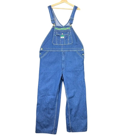 liberty Jeans Liberty Bib Overalls Mens 4 Stonewash Blue Jean Utility Rancher High Back Work